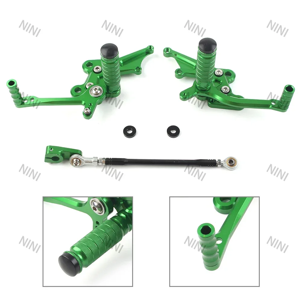 1Pair Green Motorcycle For Kawasaki Ninja ZX14R 2006 2007 2008 2009 2010 2011 Adjustment Foot Rest Rear Set Kits Footrest
1Pair Green Motorcycle For Kawasaki Ninja ZX14R 2006 2007 2008 2009 2010 2011 Adjustment Foot Rest Rear Set Kits Footrest