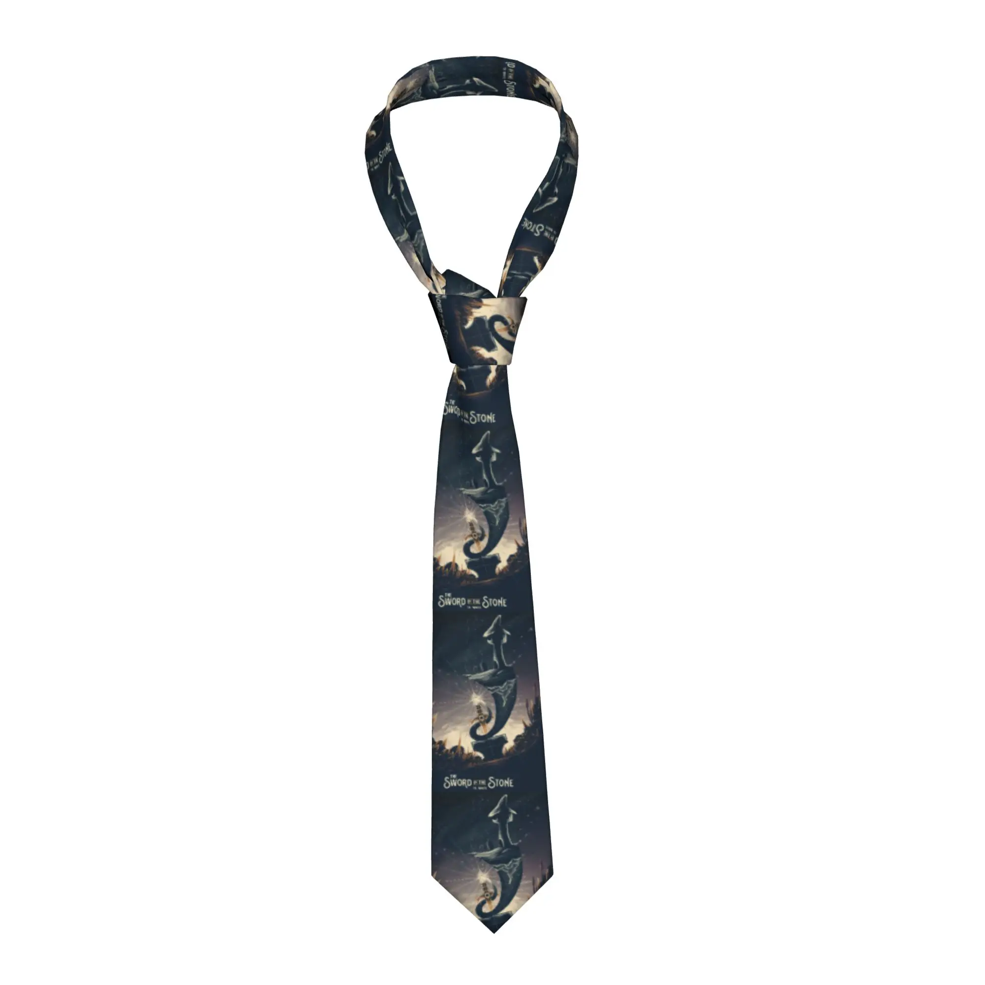 Персонализированный галстук с изображением «Меча в камне» из мультфильмов, классический мужской деловой галстук из шелка
Персонализированный галстук с изображением «Меча в камне» из мультфильмов, классический мужской деловой галстук из шелка