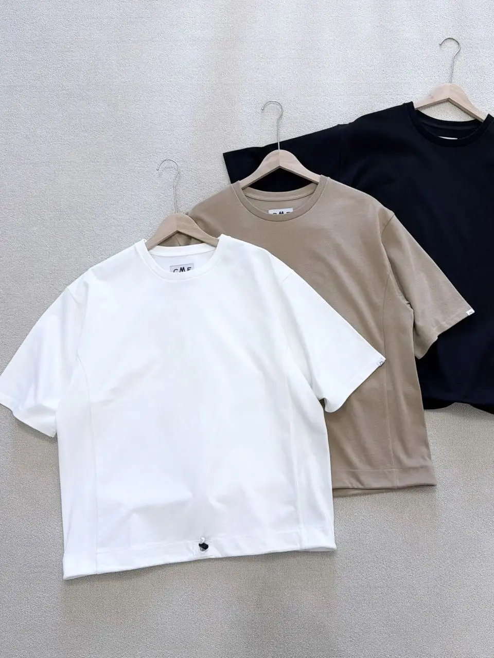 Outdoor Streetwear CMF 3D Tailoring Loose round Neck Short Sleeve T-Shirt Pure Color Drawstring Casual Style Unisex T-Shirt
Outdoor Streetwear CMF 3D Tailoring Loose round Neck Short Sleeve T-Shirt Pure Color Drawstring Casual Style Unisex T-Shirt