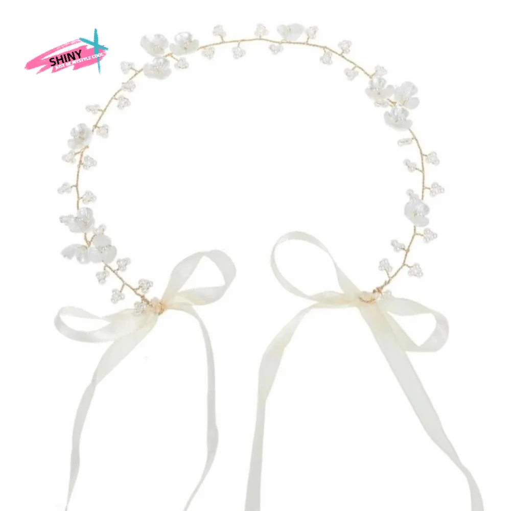 Elegant Sparkling Wedding Headband Pearls Flower Bride Crown Tiaras Korean Style Handmade Women's Headpieces Holiday Celebration
Elegant Sparkling Wedding Headband Pearls Flower Bride Crown Tiaras Korean Style Handmade Women's Headpieces Holiday Celebration