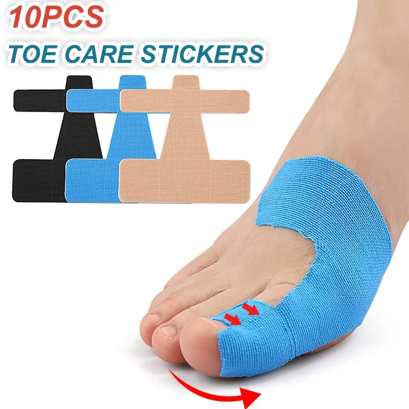 10PCS Bunion Corrector & Pain Relief Kinesiology Athletic Tape For Bunions & Turf Toe,Big Toe Spacer/Separator/Straightener Tape
10PCS Bunion Corrector & Pain Relief Kinesiology Athletic Tape For Bunions & Turf Toe,Big Toe Spacer/Separator/Straightener Tape
