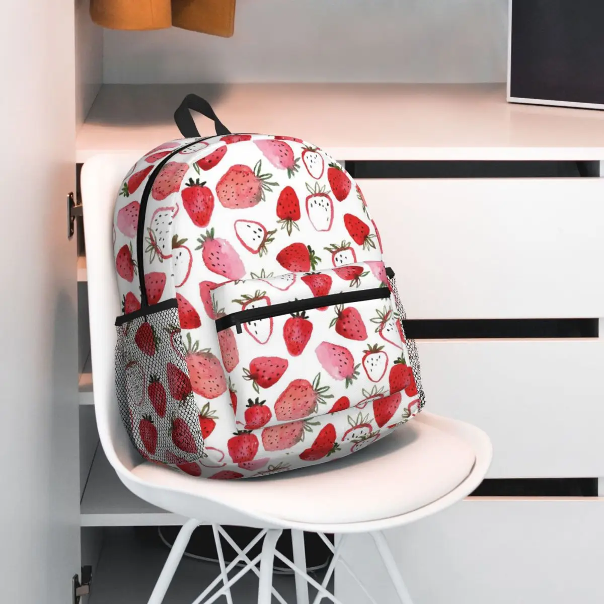 Strawberry Pattern Backpack Student BookBag Children School Bag Laptop Shoulder Bags for Boys Girls
Strawberry Pattern Backpack Student BookBag Children School Bag Laptop Shoulder Bags for Boys Girls