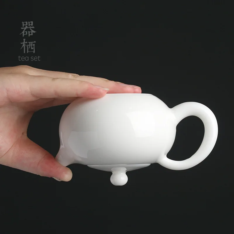 Handmade SheepFat Jade White Porcelain Xishi Teapot Ceramic Simple Household Kung Fu Tea Set Single Teapot Dehua White Porcelain
Handmade SheepFat Jade White Porcelain Xishi Teapot Ceramic Simple Household Kung Fu Tea Set Single Teapot Dehua White Porcelain