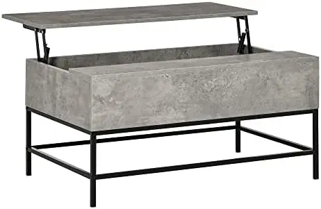 Modern Lift Top Coffee Table with Hidden Compartment and Metal Legs, for Living Room, Office, Grey Couch table Round tables
Modern Lift Top Coffee Table with Hidden Compartment and Metal Legs, for Living Room, Office, Grey Couch table Round tables