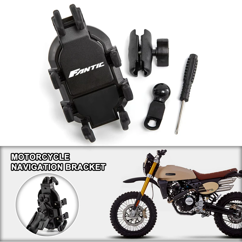 Rearview Mirror Motorcycle Phone Mount Anti-Shake Rotation Holder For FANTIC CABALLERO FLAT TRACK 125 250 500 XEF250 XXF
Rearview Mirror Motorcycle Phone Mount Anti-Shake Rotation Holder For FANTIC CABALLERO FLAT TRACK 125 250 500 XEF250 XXF