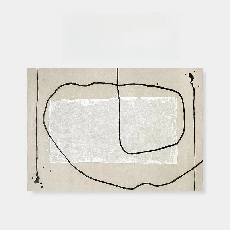 New Zealand wool carpet living room French cream style premium line bedroom bedside blanket
New Zealand wool carpet living room French cream style premium line bedroom bedside blanket