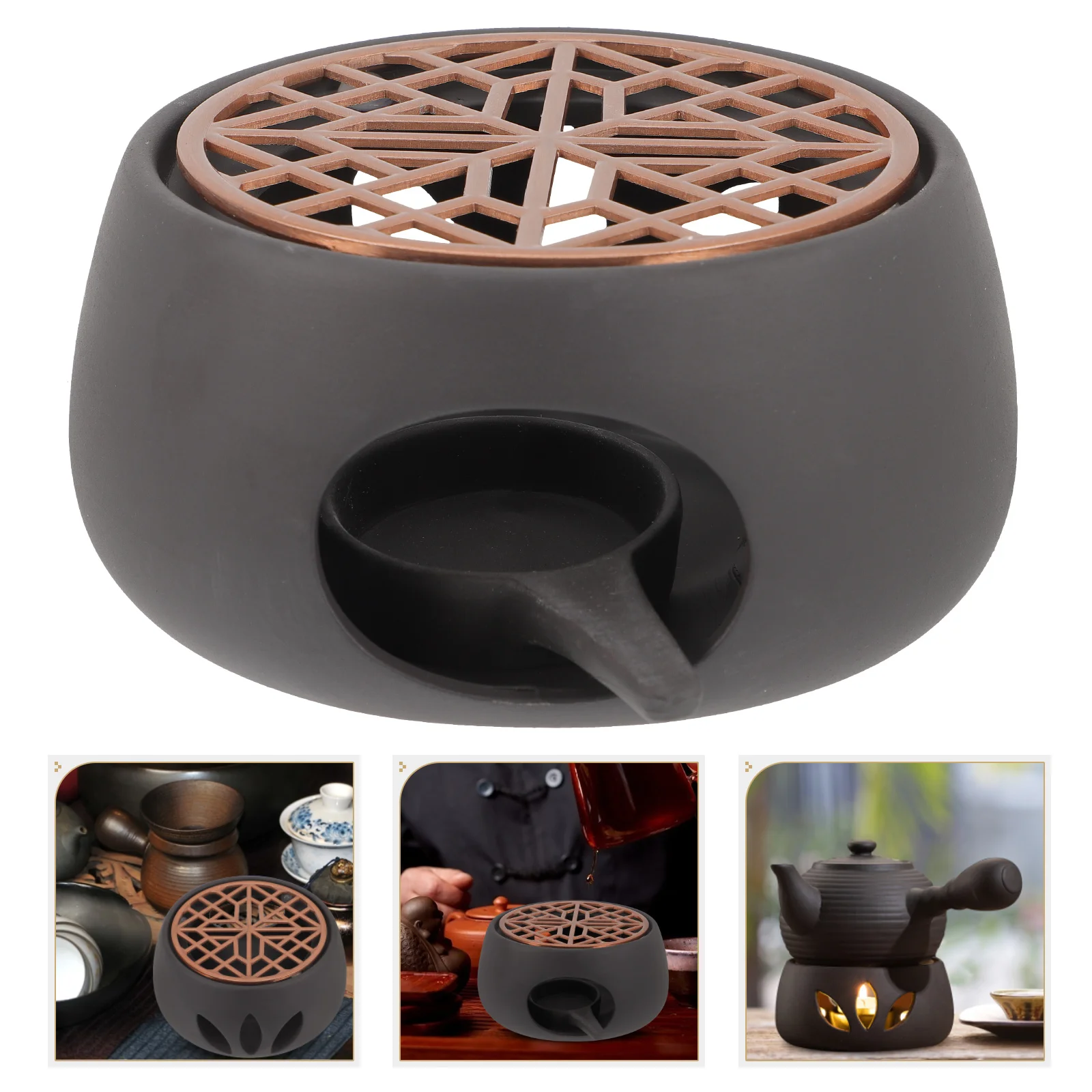 Tea Warmer Stove Meeting Room Decoration Retro Ceramic Hollow Teapot Office Exquisite Heating Kettle Ceramics
Tea Warmer Stove Meeting Room Decoration Retro Ceramic Hollow Teapot Office Exquisite Heating Kettle Ceramics