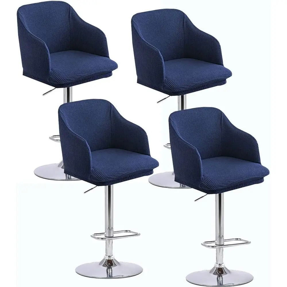 Set o 2/4/6/1 Curved Bar Stool Slipcovers with Backs and Arms, Stretch Swivel High Chair Protector or Counter Kitchen
Set o 2/4/6/1 Curved Bar Stool Slipcovers with Backs and Arms, Stretch Swivel High Chair Protector or Counter Kitchen