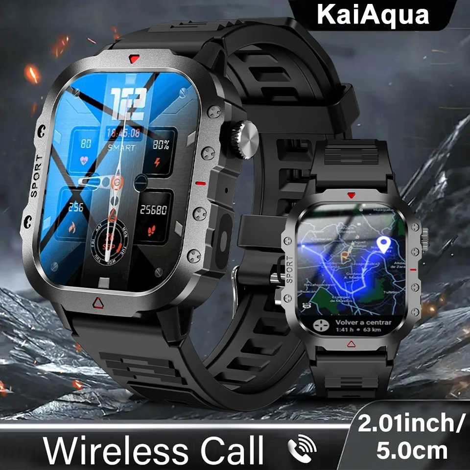 KAIAQUA 2026 New Ourdoor LED Men's Smartwatch Bluetooth Talking Smartwatch Multi Sport Mode Health Monitoring Smart Watch Gift
KAIAQUA 2026 New Ourdoor LED Men's Smartwatch Bluetooth Talking Smartwatch Multi Sport Mode Health Monitoring Smart Watch Gift