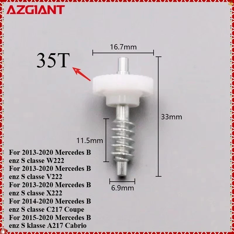 For Benz S Classe W222 V222 X222 C217 Coupe A217 Cabrio OEM Car Wing Mirror Folding Core Repair 35T Gear Inner Power Accesseries
For Benz S Classe W222 V222 X222 C217 Coupe A217 Cabrio OEM Car Wing Mirror Folding Core Repair 35T Gear Inner Power Accesseries