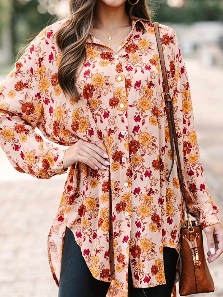 Plus Size 2025 New Women's Printed Pattern Single Breasted Shirt Fashion Outwear Best Choice for Spring and Summer
Plus Size 2025 New Women's Printed Pattern Single Breasted Shirt Fashion Outwear Best Choice for Spring and Summer