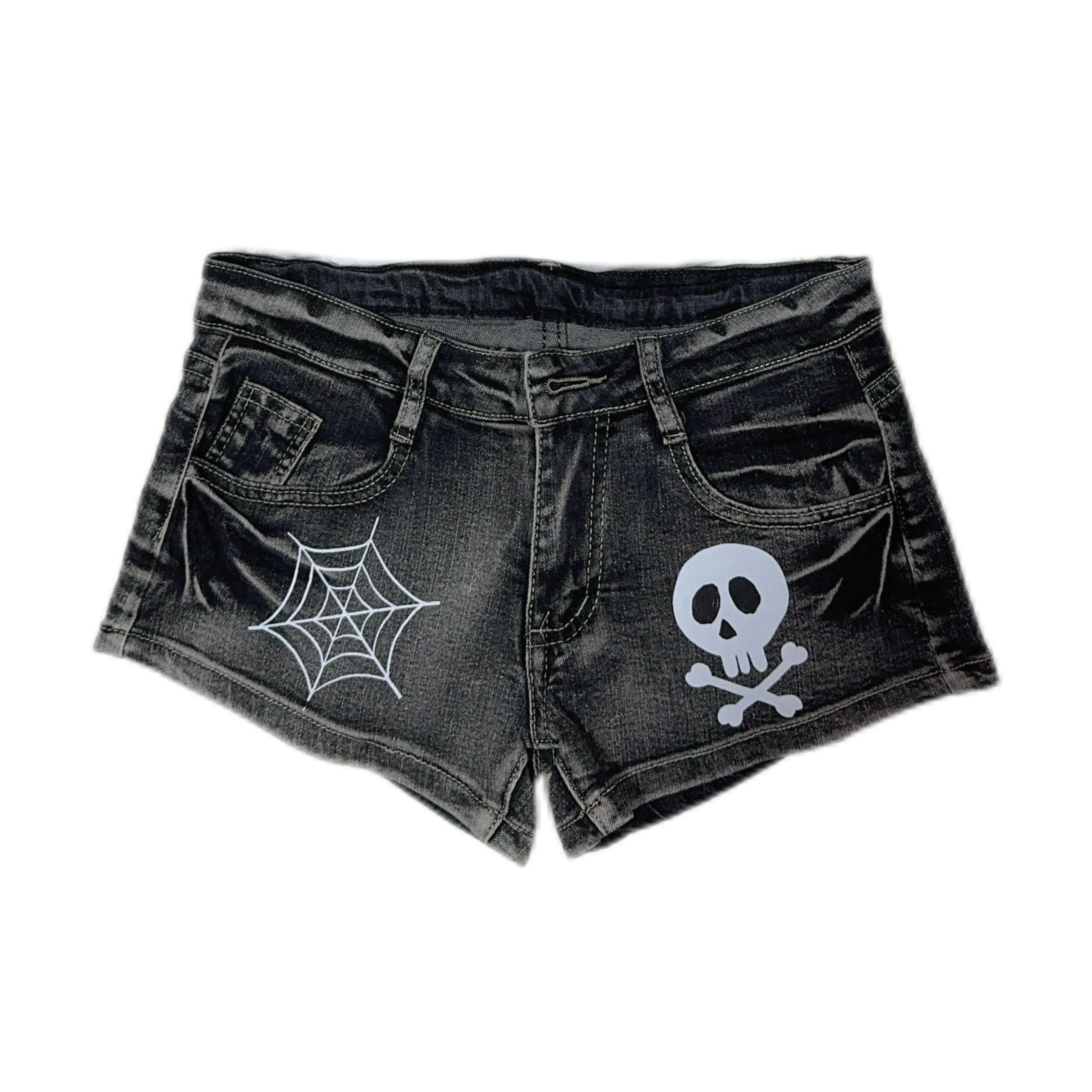 Dophee Original Vintage Subculture Hot Chick Low-waisted Short Jeans Summer Streetwear Printed Punk Women Denim Super Shorts
Dophee Original Vintage Subculture Hot Chick Low-waisted Short Jeans Summer Streetwear Printed Punk Women Denim Super Shorts