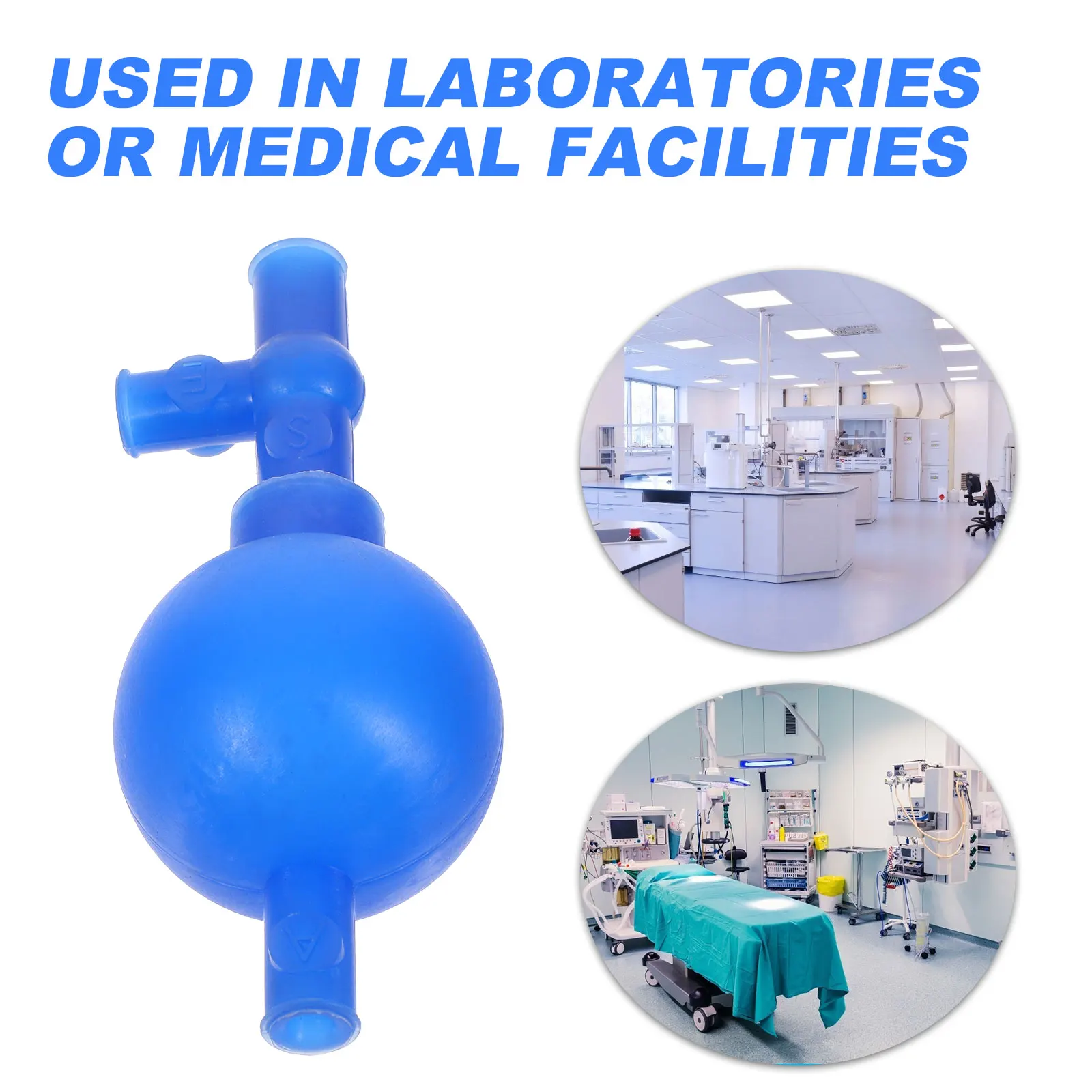 Quantitative Suction Ball Pipette Dropper Lab Equipment Blue Silicone 3 Way Laboratory Supplies Teaching Devices Pipette Filler
Quantitative Suction Ball Pipette Dropper Lab Equipment Blue Silicone 3 Way Laboratory Supplies Teaching Devices Pipette Filler