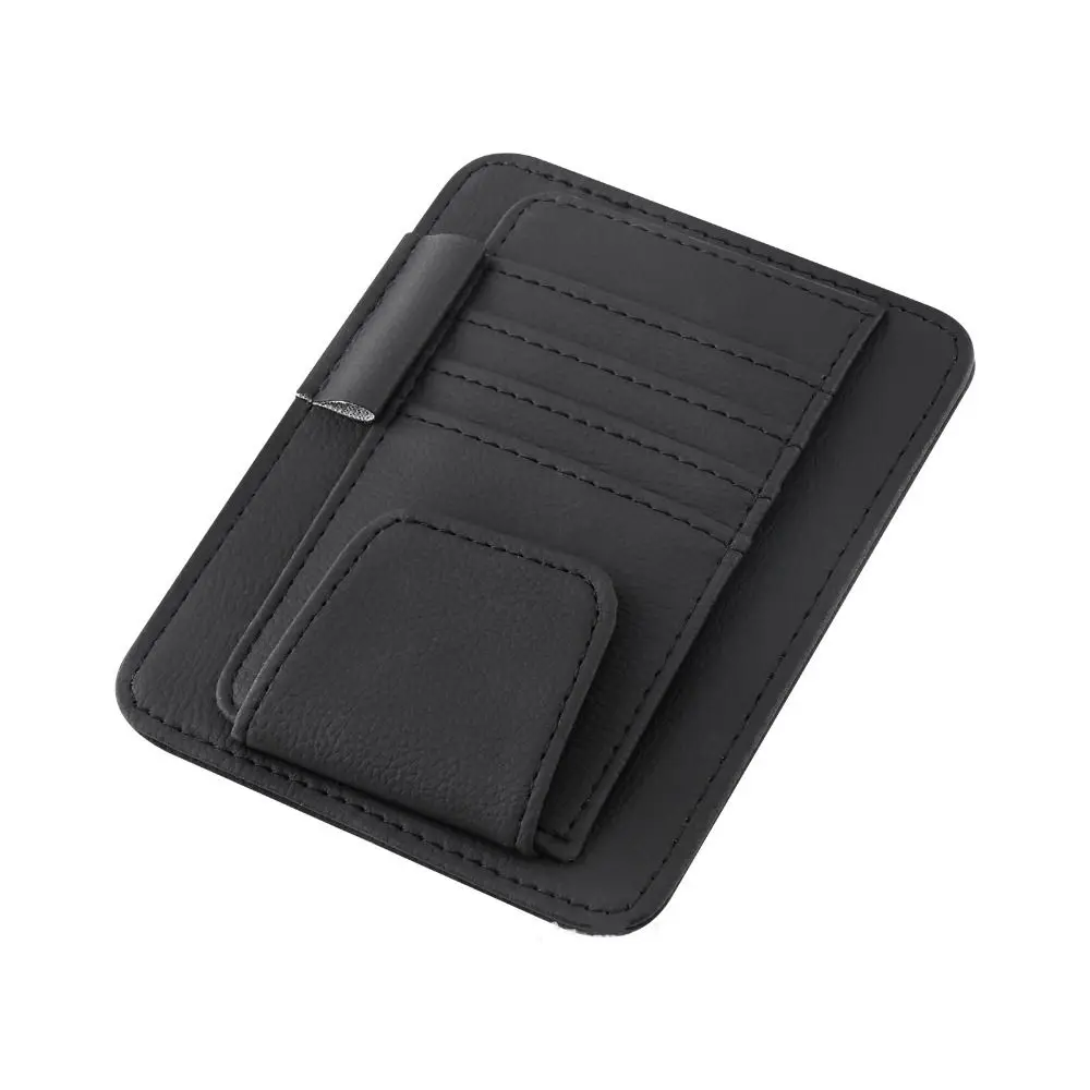 Card Storage Car Sun Visor Organizer Multi-Pocket PU Leather Card Storage Clip Multi-function Durable Car Glasses Holder
Card Storage Car Sun Visor Organizer Multi-Pocket PU Leather Card Storage Clip Multi-function Durable Car Glasses Holder