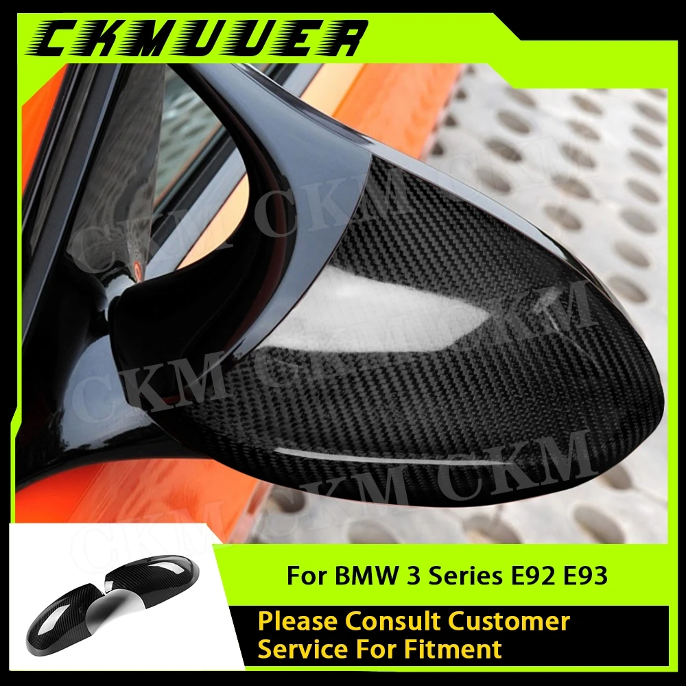 CKMUUER Rear View Mirror Cover Carbon Fiber Car Sideview Mirror Cap Case Auto for BMW 3 Series E92 E93 M3 2009-2012
CKMUUER Rear View Mirror Cover Carbon Fiber Car Sideview Mirror Cap Case Auto for BMW 3 Series E92 E93 M3 2009-2012