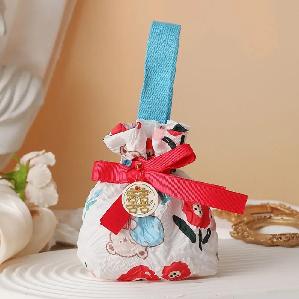 Bowknot Red Handbag New Year Drawstring Bag Korean Style Large Capacity Canvas Knot Wrist Bag Jewerly Packing Bag Storage Bag
Bowknot Red Handbag New Year Drawstring Bag Korean Style Large Capacity Canvas Knot Wrist Bag Jewerly Packing Bag Storage Bag