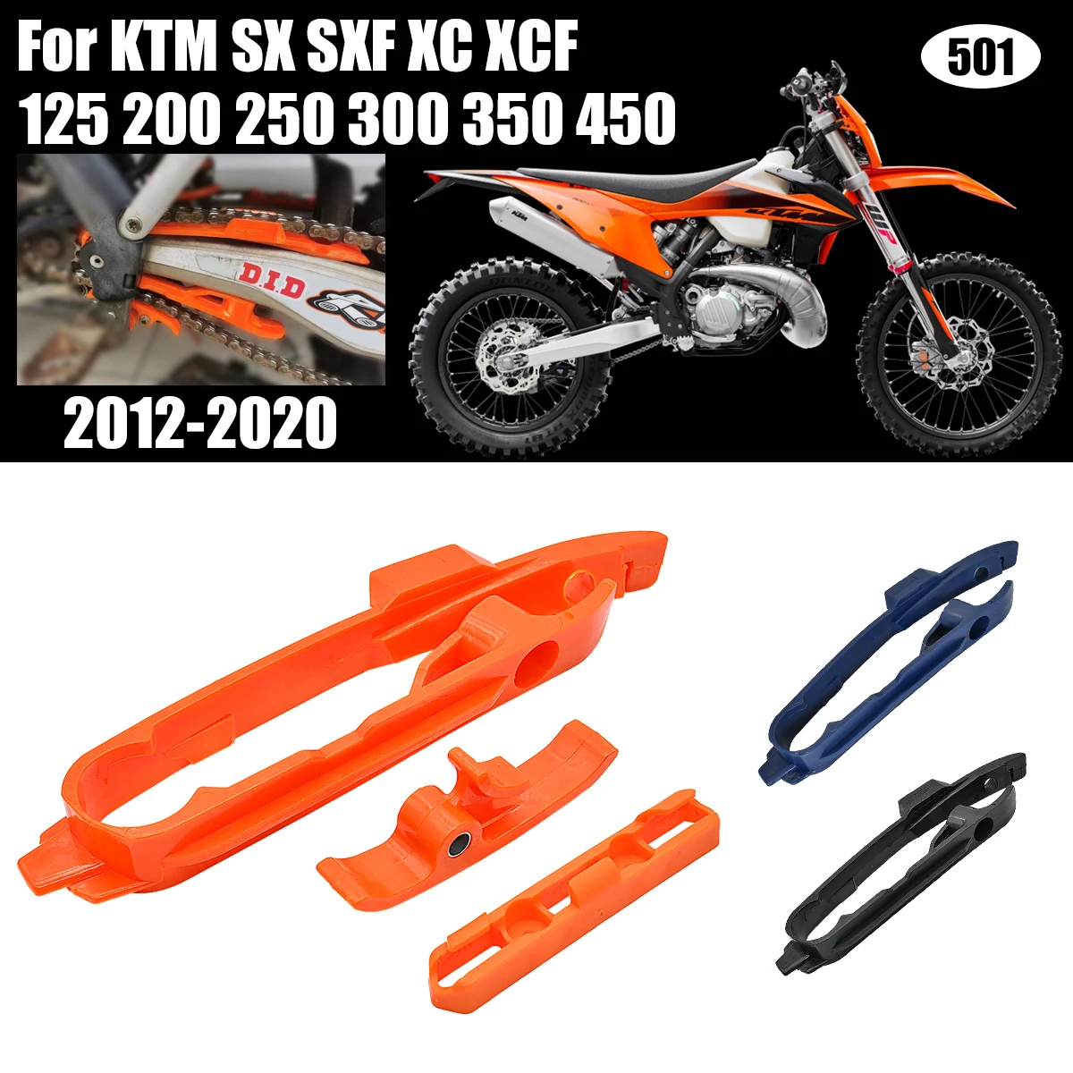 For KTM SX SXF XC XCF 125 200 250 300 350 450 2012-2018 2019 2020 Swingarm Chain Slider Kit Chain Guard Guide Brake Hose Clamp
For KTM SX SXF XC XCF 125 200 250 300 350 450 2012-2018 2019 2020 Swingarm Chain Slider Kit Chain Guard Guide Brake Hose Clamp