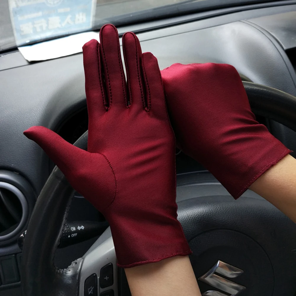 Fashion Women Pure Color Spandex Summer Elastic Sun Protection Anti-UV Etiquette Gloves Driving Gloves
Fashion Women Pure Color Spandex Summer Elastic Sun Protection Anti-UV Etiquette Gloves Driving Gloves