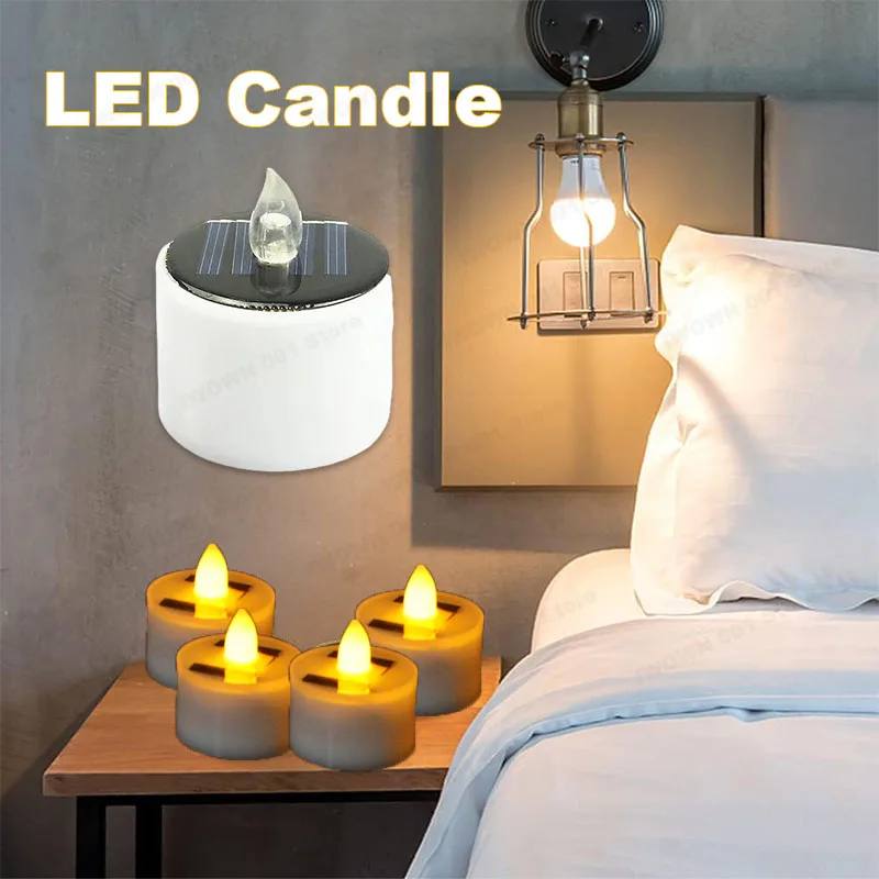 Solar Electronic Candles Night Lights Outdoor Waterproof Flameless For Birthday Wedding Party Decoration LED Solar Candle Light
Solar Electronic Candles Night Lights Outdoor Waterproof Flameless For Birthday Wedding Party Decoration LED Solar Candle Light