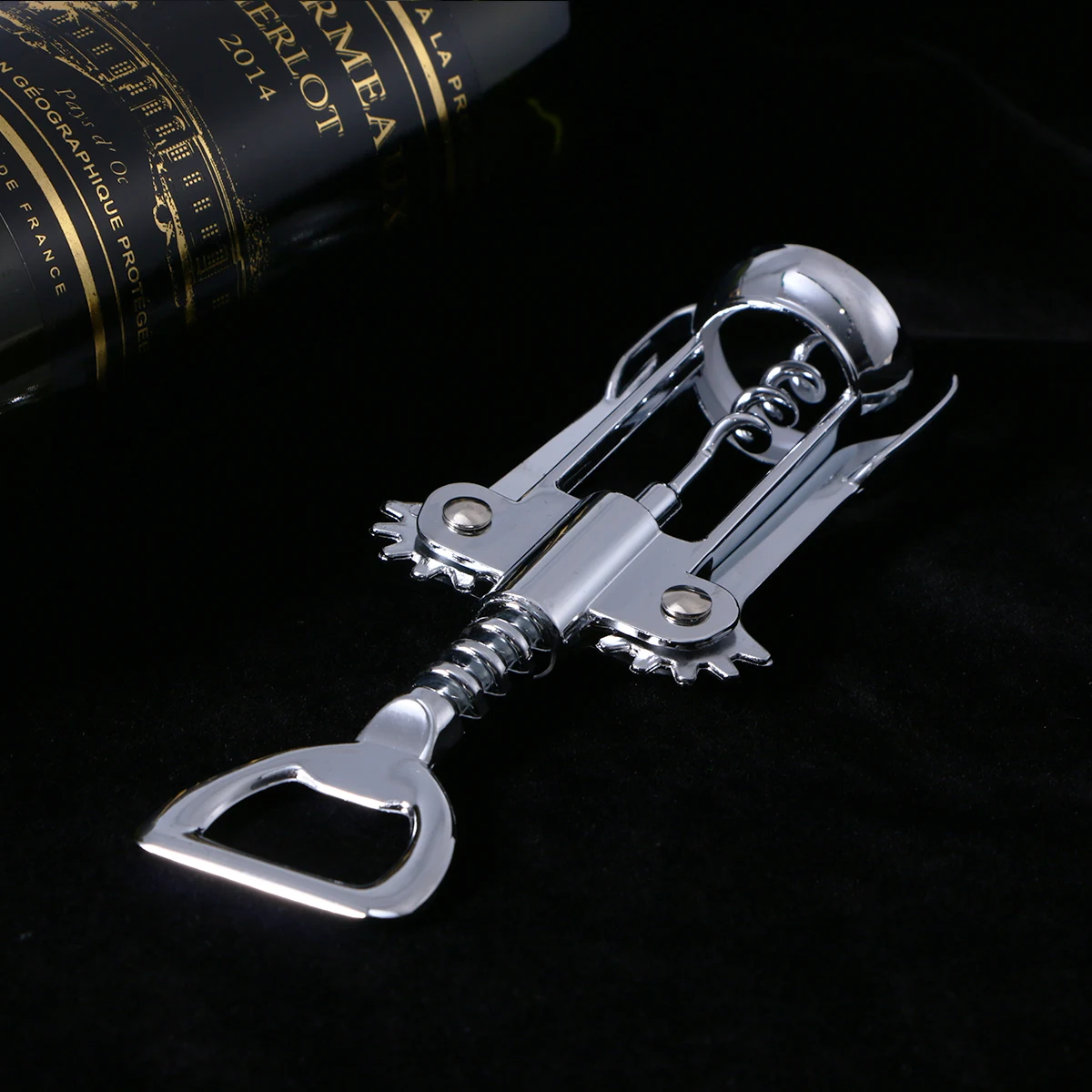 16Cm Silver Plated Alloy Bottle Corkscrew Simple Glossy Design Easy Use Convenient Wine Opener Alloy Corkscrew Wine
16Cm Silver Plated Alloy Bottle Corkscrew Simple Glossy Design Easy Use Convenient Wine Opener Alloy Corkscrew Wine