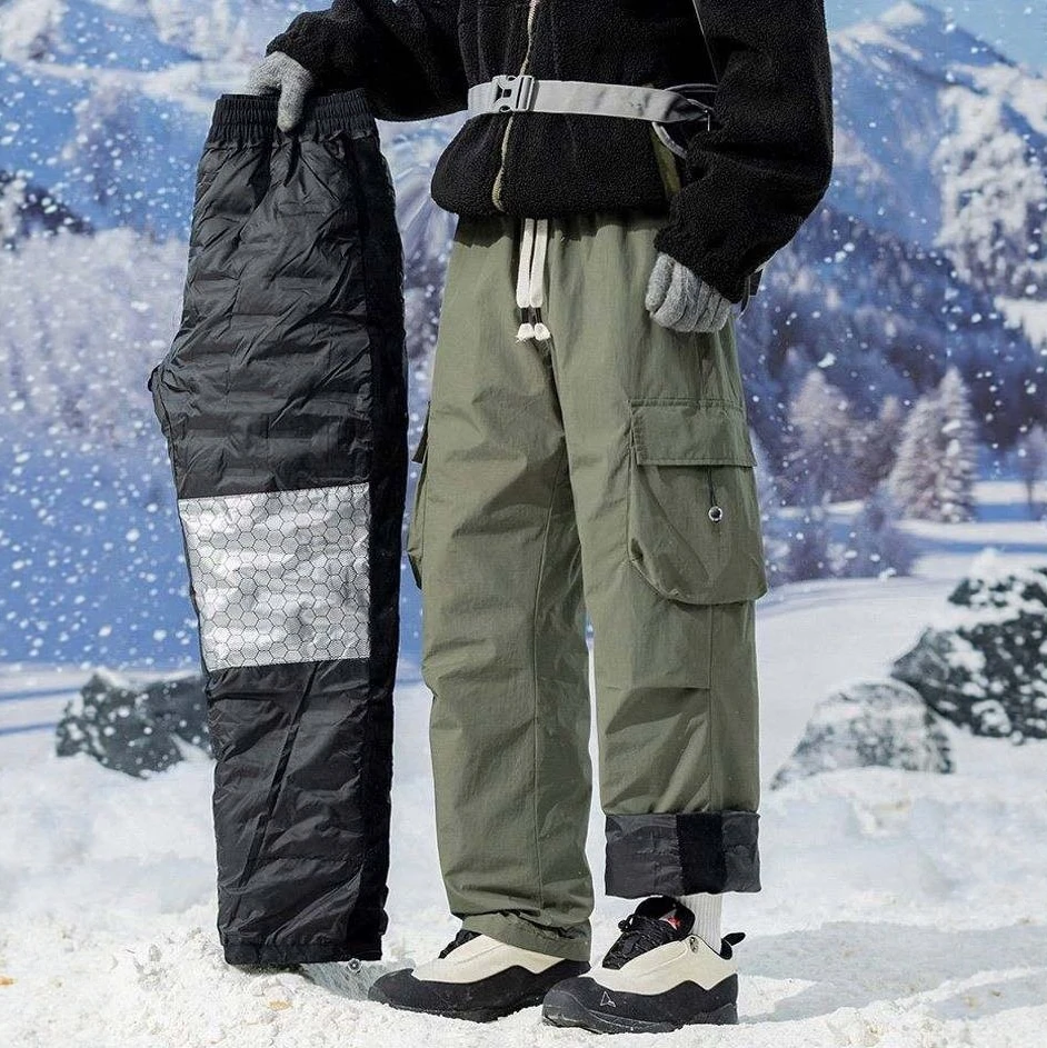 Теплые мужские брюки Aphene Du Down для активного отдыха, ветрозащитные, водонепроницаемые, прямого кроя, рабочие брюки, модные городские стильные брюки
Теплые мужские брюки Aphene Du Down для активного отдыха, ветрозащитные, водонепроницаемые, прямого кроя, рабочие брюки, модные городские стильные брюки