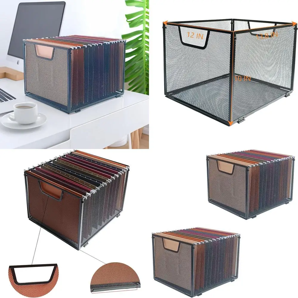 2 Pack Metal ile Baskets,Hanging ile older Organizer,Oice ile Box,Letter Size,Black (2)
2 Pack Metal ile Baskets,Hanging ile older Organizer,Oice ile Box,Letter Size,Black (2)