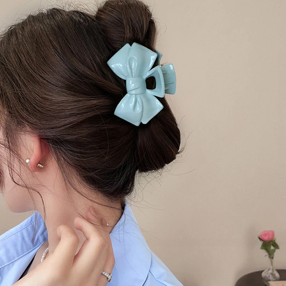 Acrylic Bowknot Hair Claw Clip Large Hair Clip For Thick Hair Star Shape Ponytail Holder Hair Claw Korean Style Simple Headwear
Acrylic Bowknot Hair Claw Clip Large Hair Clip For Thick Hair Star Shape Ponytail Holder Hair Claw Korean Style Simple Headwear