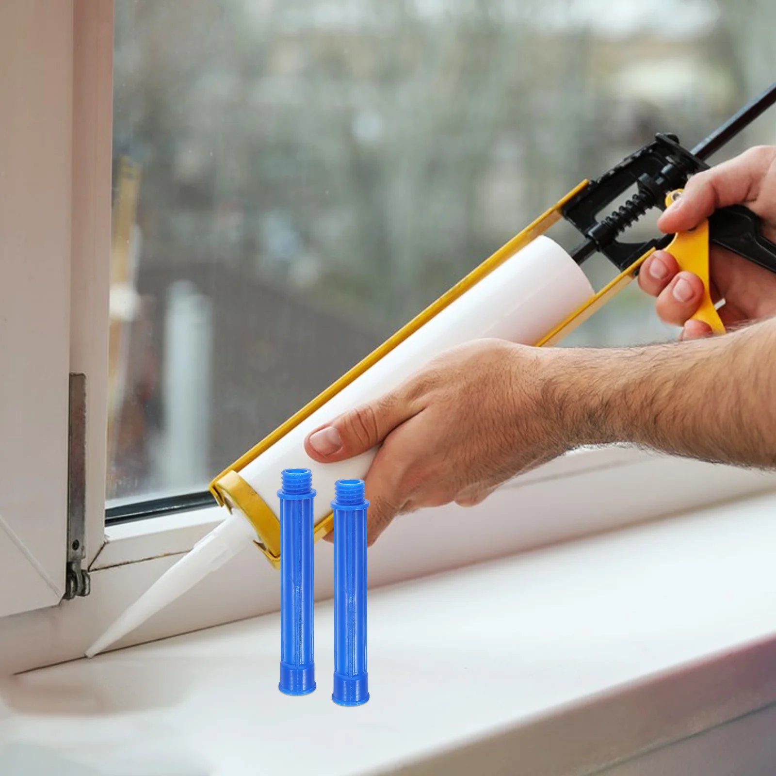 4Pcs Caulking Extension Tubes Adapter Long Reach Caulk Tip Extenders for Precise Application in Hard to Access Areas Caulking
4Pcs Caulking Extension Tubes Adapter Long Reach Caulk Tip Extenders for Precise Application in Hard to Access Areas Caulking