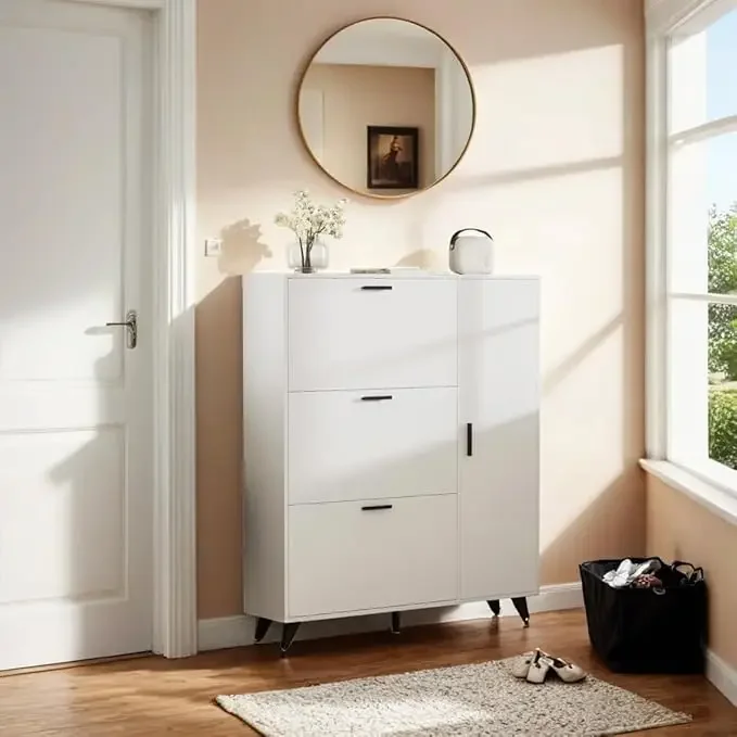 for Flip Bucket Solid Wood Ultra-Thin Shoe Cabinet Integrated Storage Porch Shoe Rack Tipping Bucket Shoe Storage Cabinet
for Flip Bucket Solid Wood Ultra-Thin Shoe Cabinet Integrated Storage Porch Shoe Rack Tipping Bucket Shoe Storage Cabinet