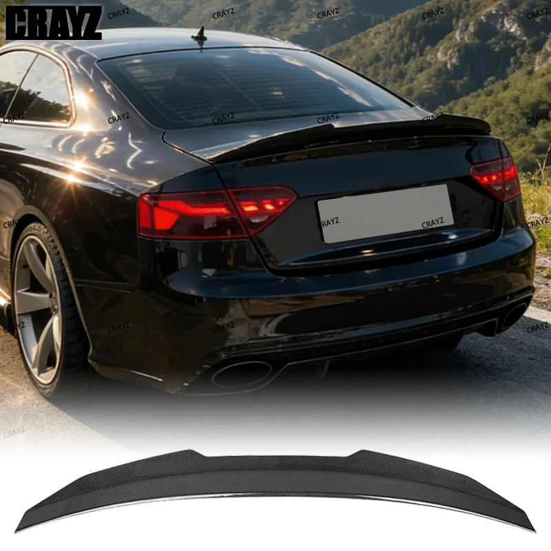 Car Spoiler For Audi RS5 8TA 8T3 2Door Hardtop Sportback PSM Style Real Carbon Fiber Material Rear Spoiler Trunk Wing 2011-2016
Car Spoiler For Audi RS5 8TA 8T3 2Door Hardtop Sportback PSM Style Real Carbon Fiber Material Rear Spoiler Trunk Wing 2011-2016