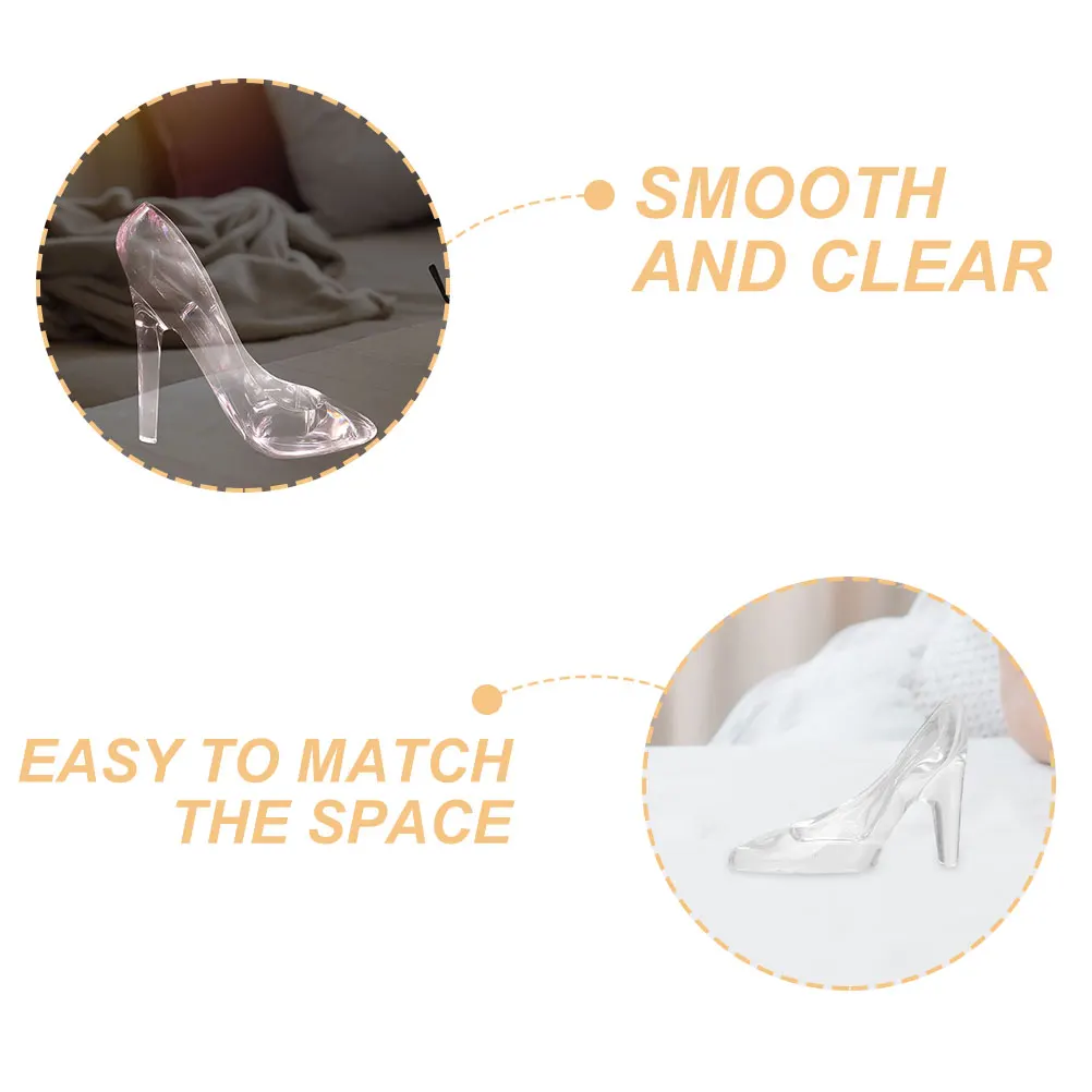 2 Pcs Ornaments Transparent High Heels Decor Home Party Layout Birthday Gift Table Desktop Supply Storage
2 Pcs Ornaments Transparent High Heels Decor Home Party Layout Birthday Gift Table Desktop Supply Storage