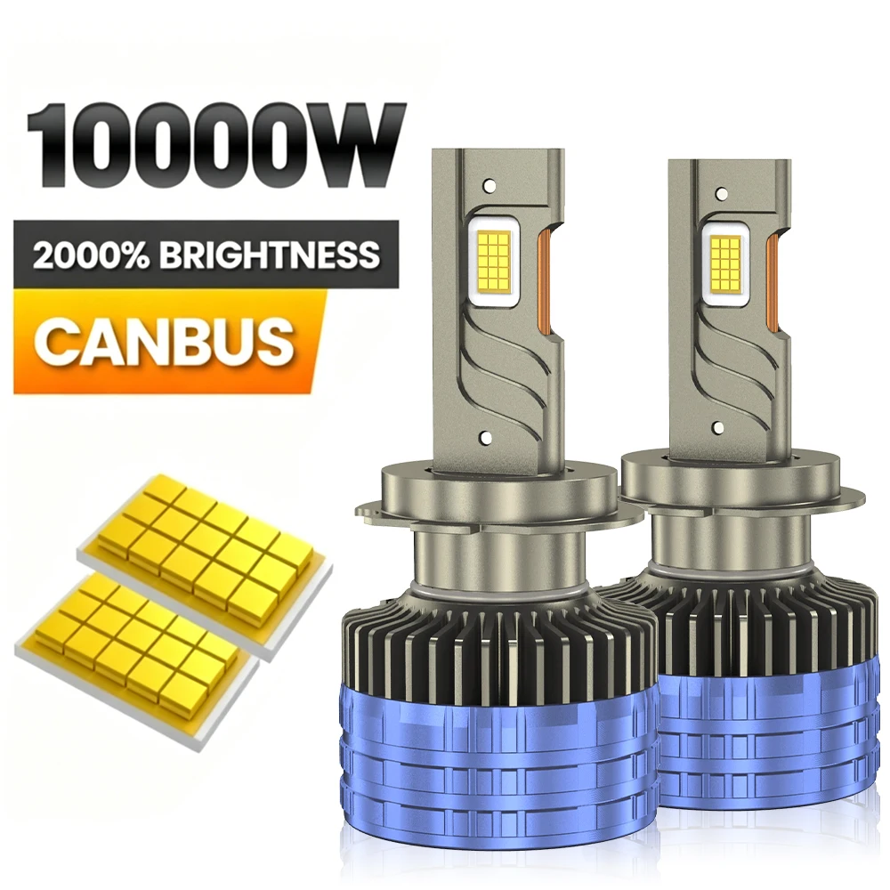 H7 Canbus LED Headlight Bulbs H1 H3 H11 9005 HB3 9006 HB4 HIR2 9012 H4 Turbo Auto Headlamps 10000W 12V 24V 6000K Car Lights
H7 Canbus LED Headlight Bulbs H1 H3 H11 9005 HB3 9006 HB4 HIR2 9012 H4 Turbo Auto Headlamps 10000W 12V 24V 6000K Car Lights