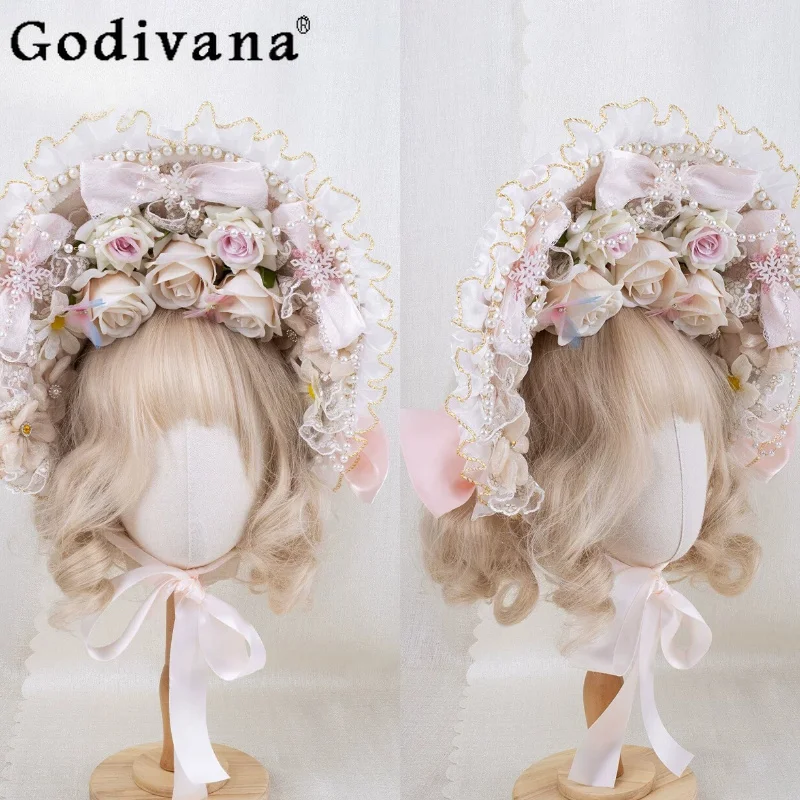 Lolita Original Design Handmade Sweet Elegant Versatile Hair Accessories French Wedding Tea Party Gorgeous Bnt Top Hat
Lolita Original Design Handmade Sweet Elegant Versatile Hair Accessories French Wedding Tea Party Gorgeous Bnt Top Hat