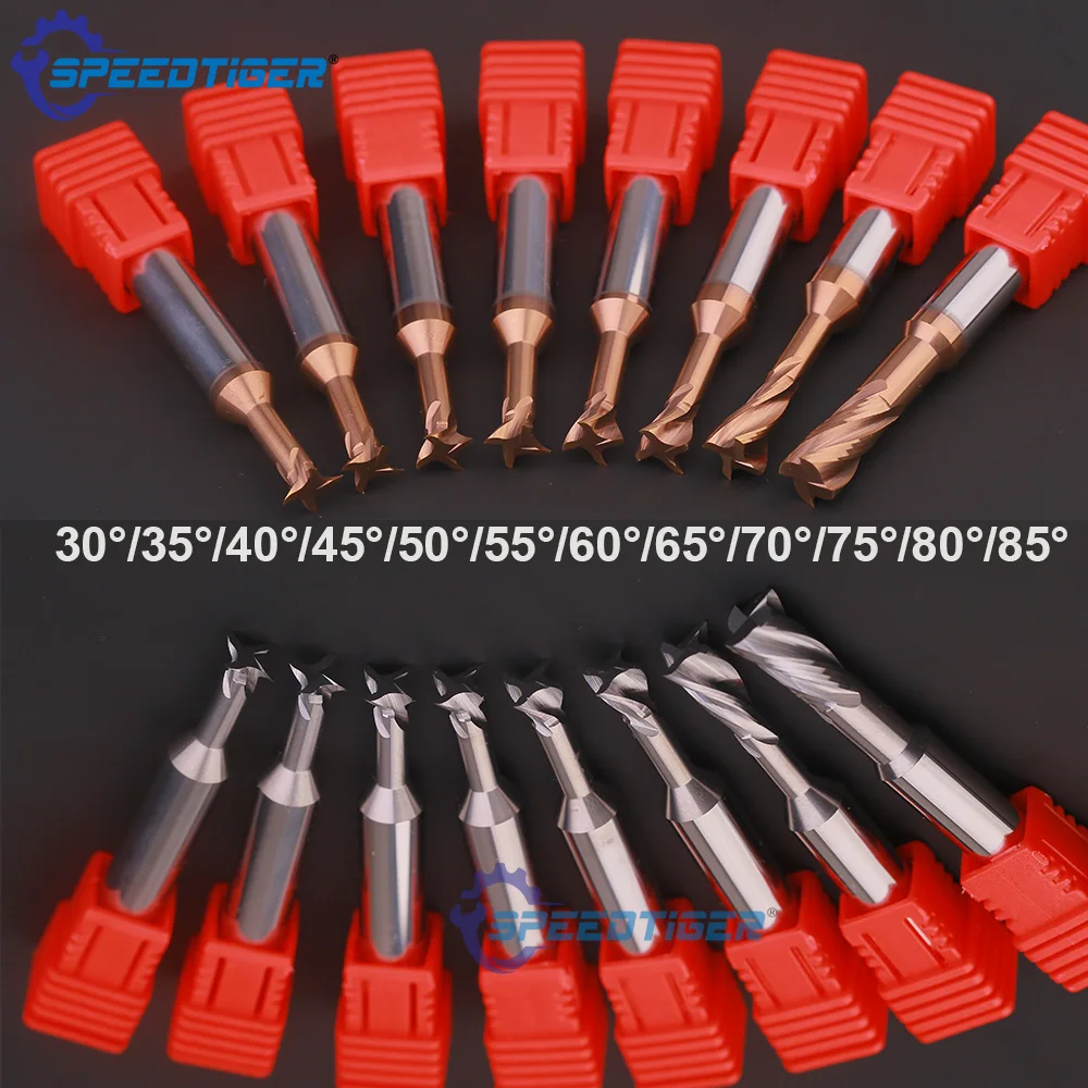 Carbide Dovetail Milling Cutter 30 35 40 45 50 55 60 65 70 75 80 85 Degree Dia 4 5 6 8mm Tungsten Steel Machining Tool for Metal
Carbide Dovetail Milling Cutter 30 35 40 45 50 55 60 65 70 75 80 85 Degree Dia 4 5 6 8mm Tungsten Steel Machining Tool for Metal