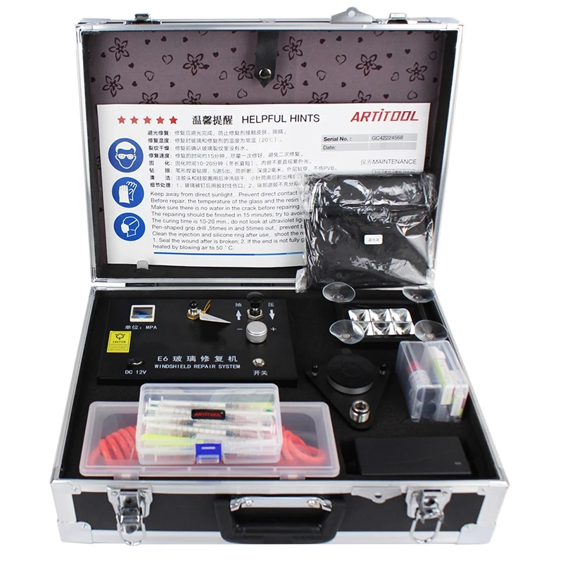 Front windshield repair kit E6 Industrial-Grade Repair: Modular Air Path Design, No Tool Switching
Front windshield repair kit E6 Industrial-Grade Repair: Modular Air Path Design, No Tool Switching
