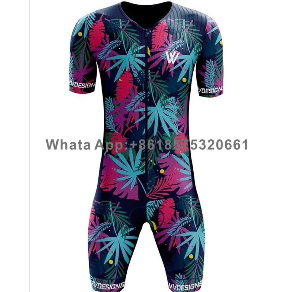 Short Sleeve Triathlon Skinsuit Cycling Mens Bike Jersey Jumpsuit Outdoor Sports One-piece Triathlon Thin Pad Mtb Ropa Ciclismo
Short Sleeve Triathlon Skinsuit Cycling Mens Bike Jersey Jumpsuit Outdoor Sports One-piece Triathlon Thin Pad Mtb Ropa Ciclismo