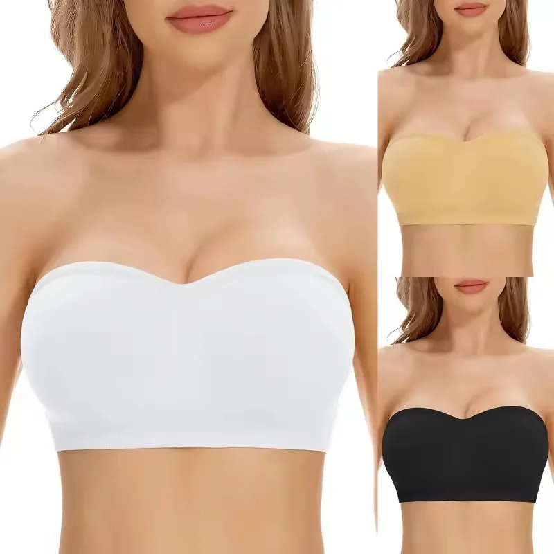 Sexy Strapless Bra for Women Summer Breathable Crop Top Female Brassiere Underwear Comfortable Bralette Light Lingerie Bras
Sexy Strapless Bra for Women Summer Breathable Crop Top Female Brassiere Underwear Comfortable Bralette Light Lingerie Bras