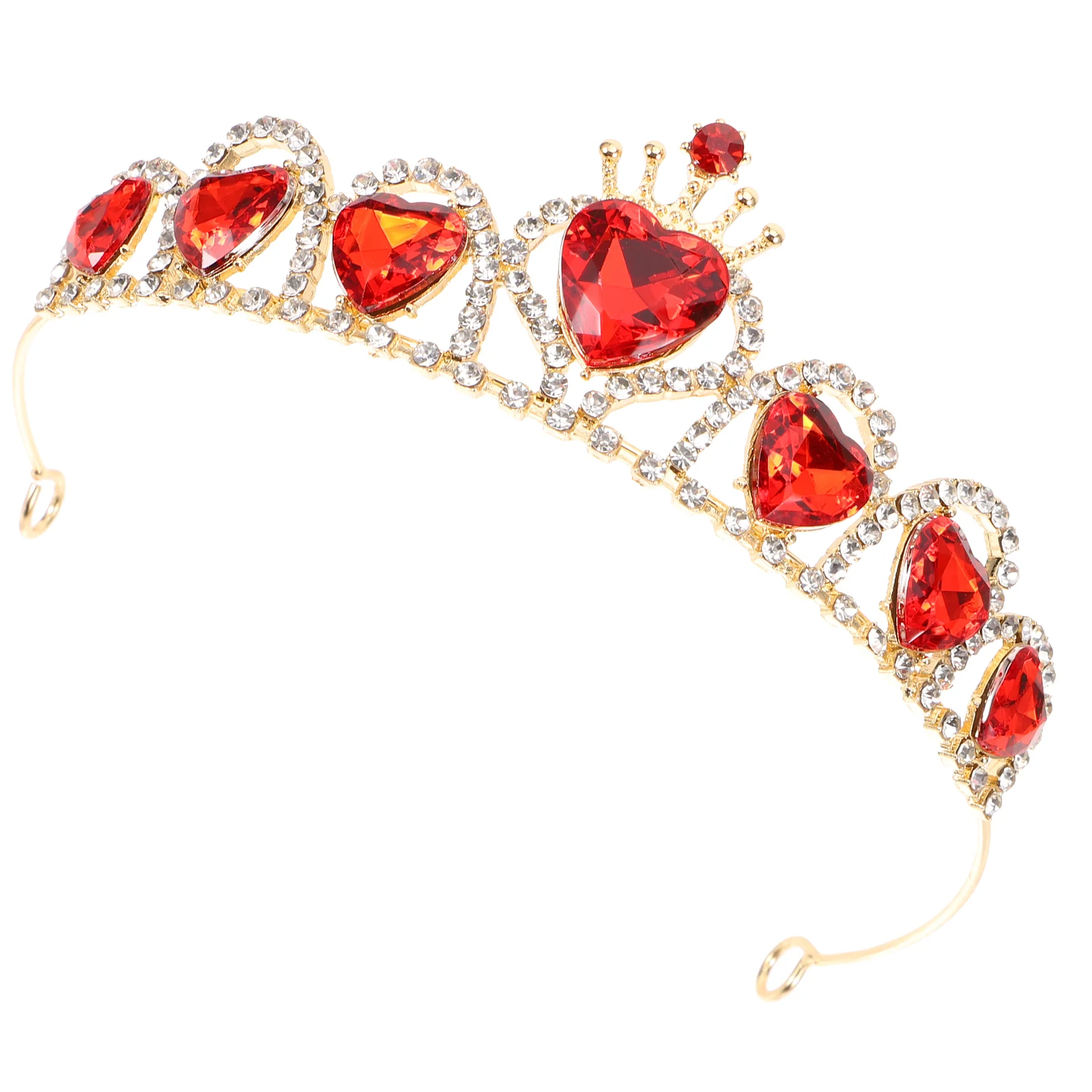 Princess Crown Headband Jewelry Bride Prom Red Handmade Decor Wedding Hair Accessories
Princess Crown Headband Jewelry Bride Prom Red Handmade Decor Wedding Hair Accessories