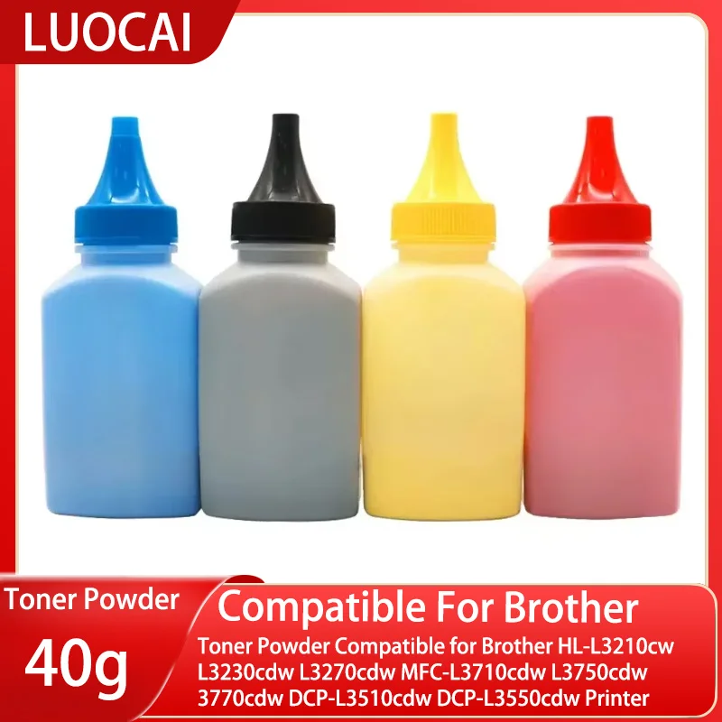 Toner Powder Compatible for Brother HL-L3210cw L3230cdw L3270cdw MFC-L3710cdw L3750cdw 3770cdw DCP-L3510cdw DCP-L3550cdw Printer
Toner Powder Compatible for Brother HL-L3210cw L3230cdw L3270cdw MFC-L3710cdw L3750cdw 3770cdw DCP-L3510cdw DCP-L3550cdw Printer