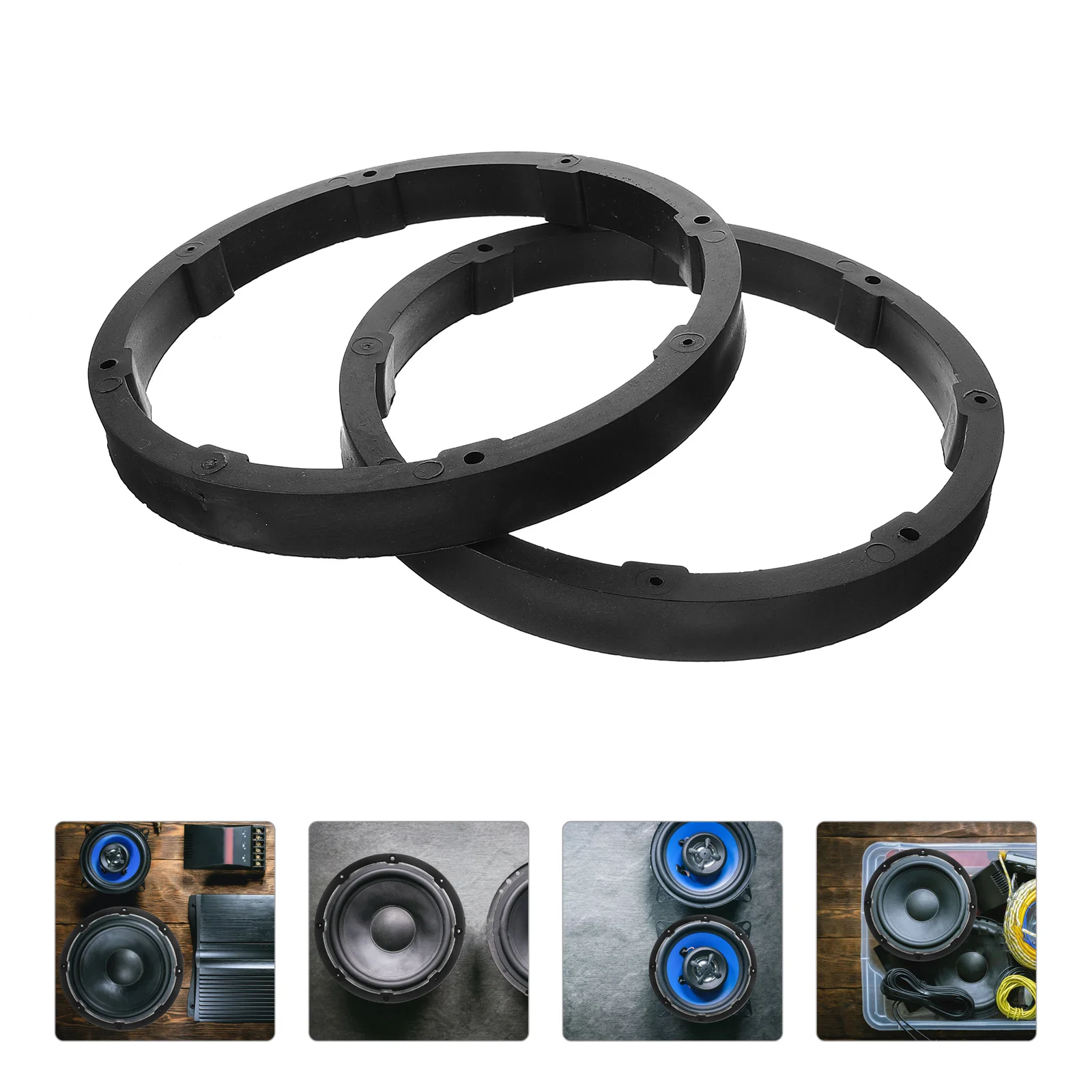 Car Audio Mat Speaker Spacer Pad Rubber 1670X1670X180CM Rings 65 Solid Door Black Inch
Car Audio Mat Speaker Spacer Pad Rubber 1670X1670X180CM Rings 65 Solid Door Black Inch