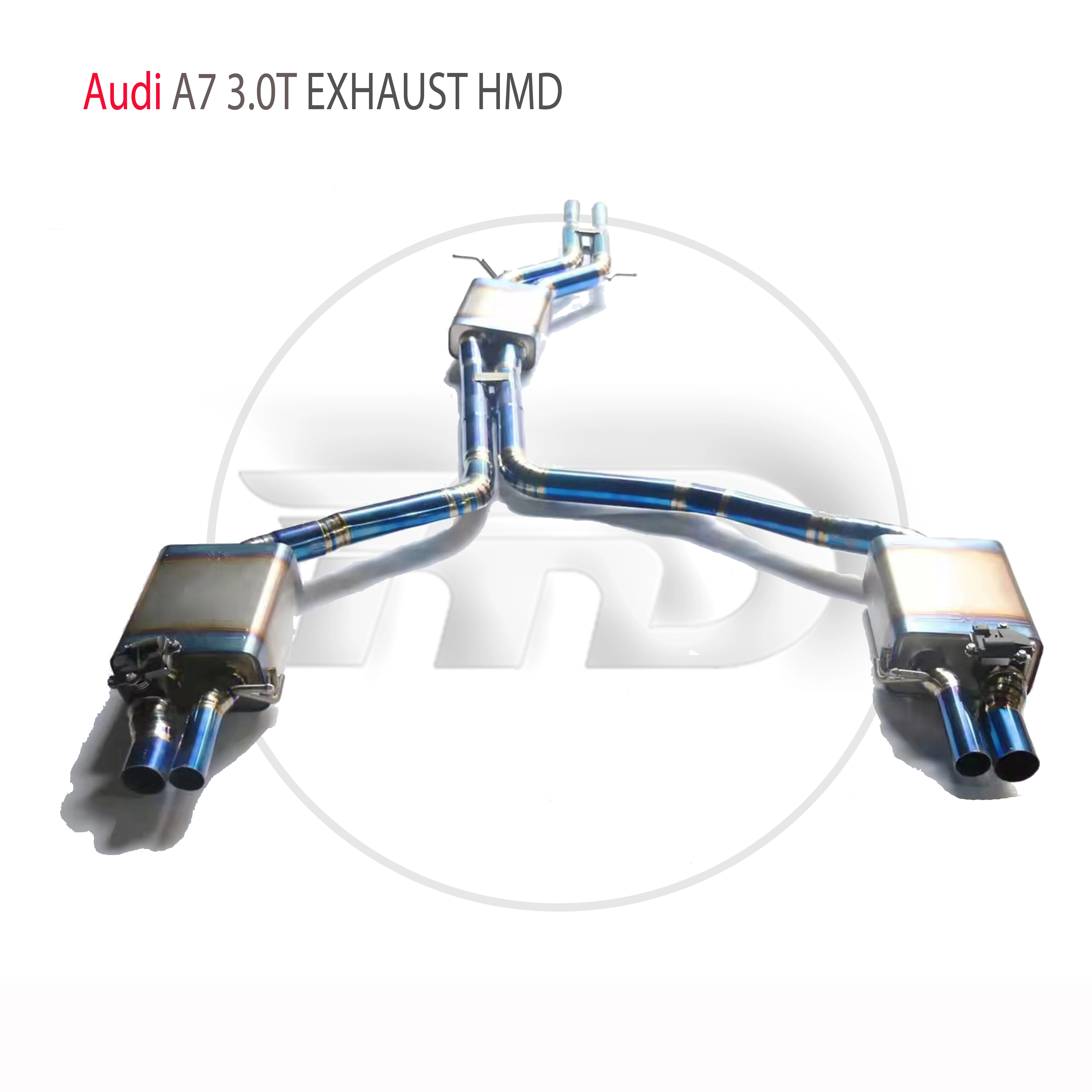 HMD Titanium Alloy Exhaust System is Suitable catback For Audi A6 A7 3.0T Auto Modification Electronic Valve Catback Pipe
HMD Titanium Alloy Exhaust System is Suitable catback For Audi A6 A7 3.0T Auto Modification Electronic Valve Catback Pipe
