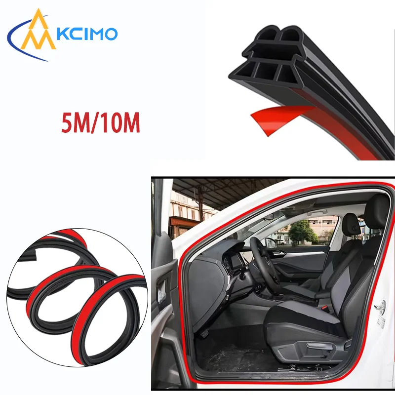 5M/10M 3-Layer Thickened Car Rubber Sealing Strip, Universal Auto Door Hood Trunk Sound Insulation Weatherstrip, Dustproof Water
5M/10M 3-Layer Thickened Car Rubber Sealing Strip, Universal Auto Door Hood Trunk Sound Insulation Weatherstrip, Dustproof Water