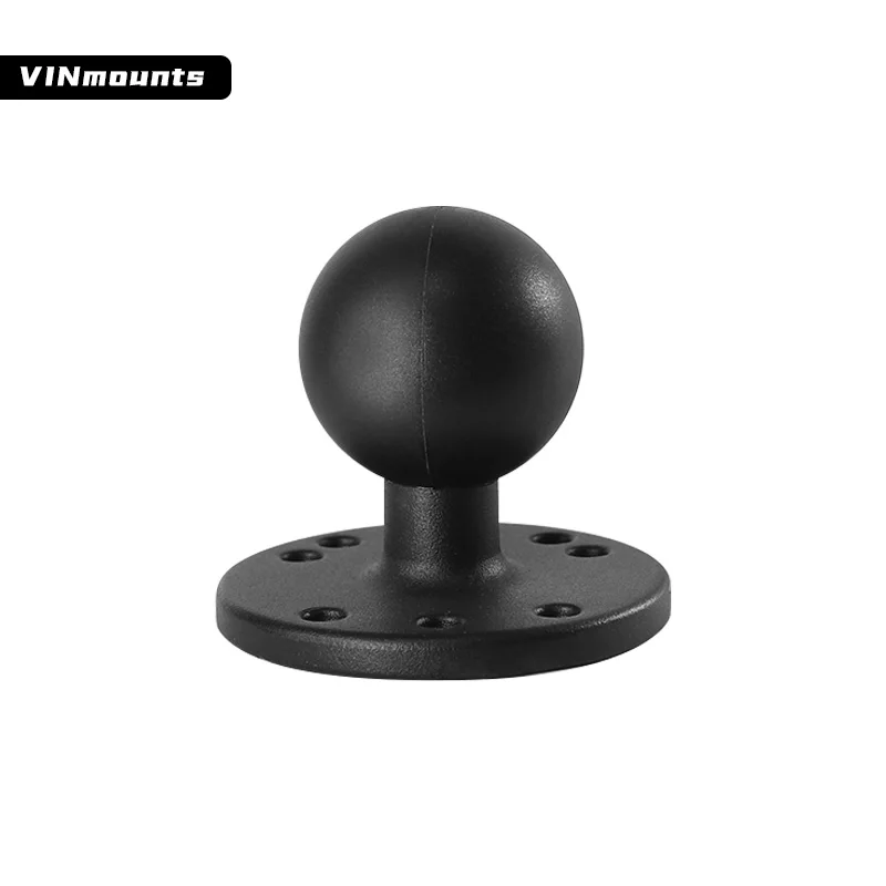 VINmounts 1.5” ball mount base with round plate, C-type ball base, compatible with RAM and 1.5” dual socket arm systems
VINmounts 1.5” ball mount base with round plate, C-type ball base, compatible with RAM and 1.5” dual socket arm systems