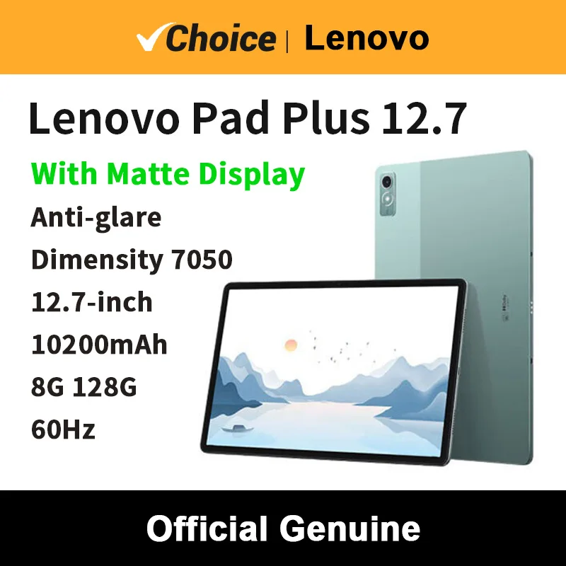 2025 Global Rom Lenovo Xiaoxin Pad Plus 12.7" TB372FC Matte Display Natural Light Anti-Glare 60Hz Android Tablet
2025 Global Rom Lenovo Xiaoxin Pad Plus 12.7" TB372FC Matte Display Natural Light Anti-Glare 60Hz Android Tablet