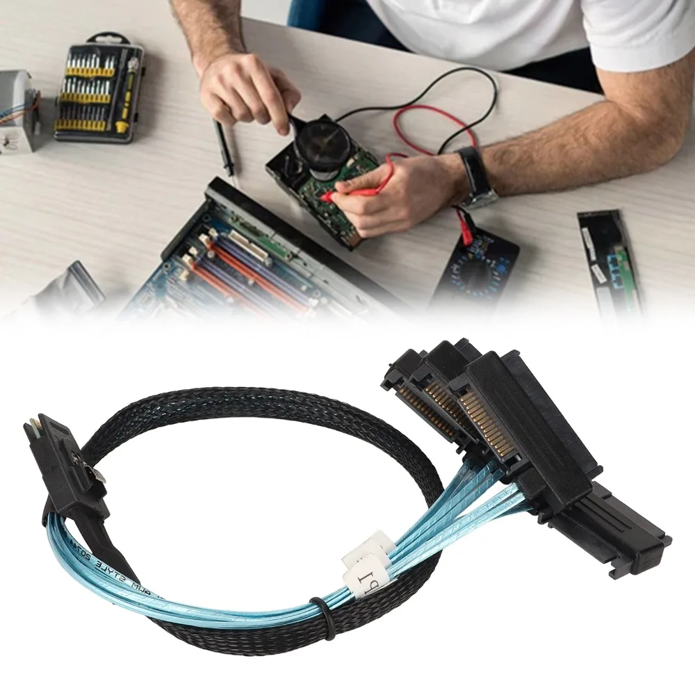 Кабель-адаптер Mini SAS 36P SFF-8087 на 4x SFF-8482, 4 последовательных интерфейса SATA, 0,5 метра / 1 метр
Кабель-адаптер Mini SAS 36P SFF-8087 на 4x SFF-8482, 4 последовательных интерфейса SATA, 0,5 метра / 1 метр