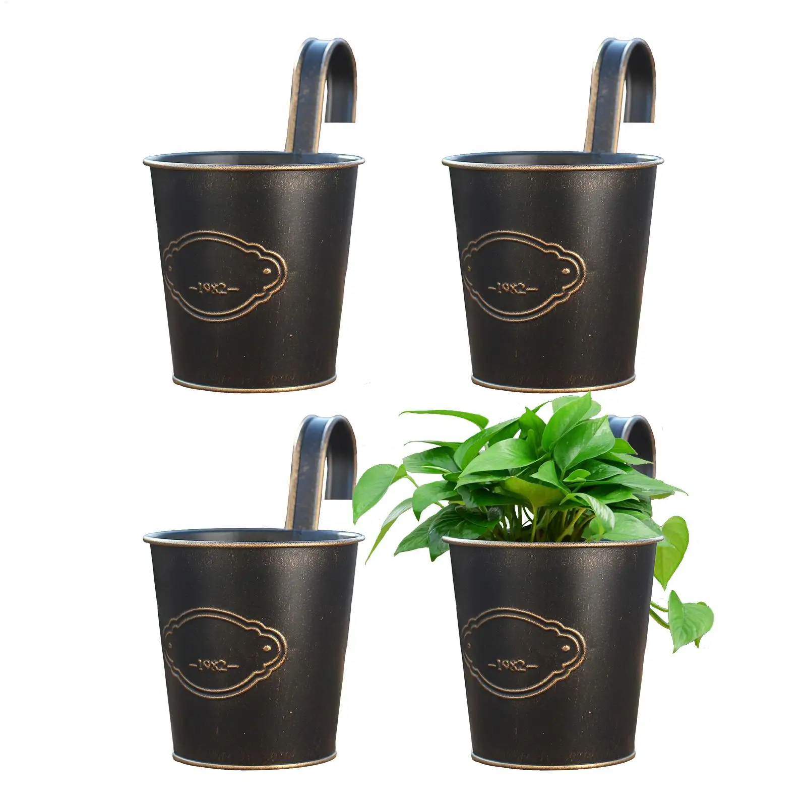 Fence Planters 4 Pieces Metal Plant Holder with Detachable Hook Fence Flower Pot Hangers for Patio Yard Garden Fence Home Wall
Fence Planters 4 Pieces Metal Plant Holder with Detachable Hook Fence Flower Pot Hangers for Patio Yard Garden Fence Home Wall