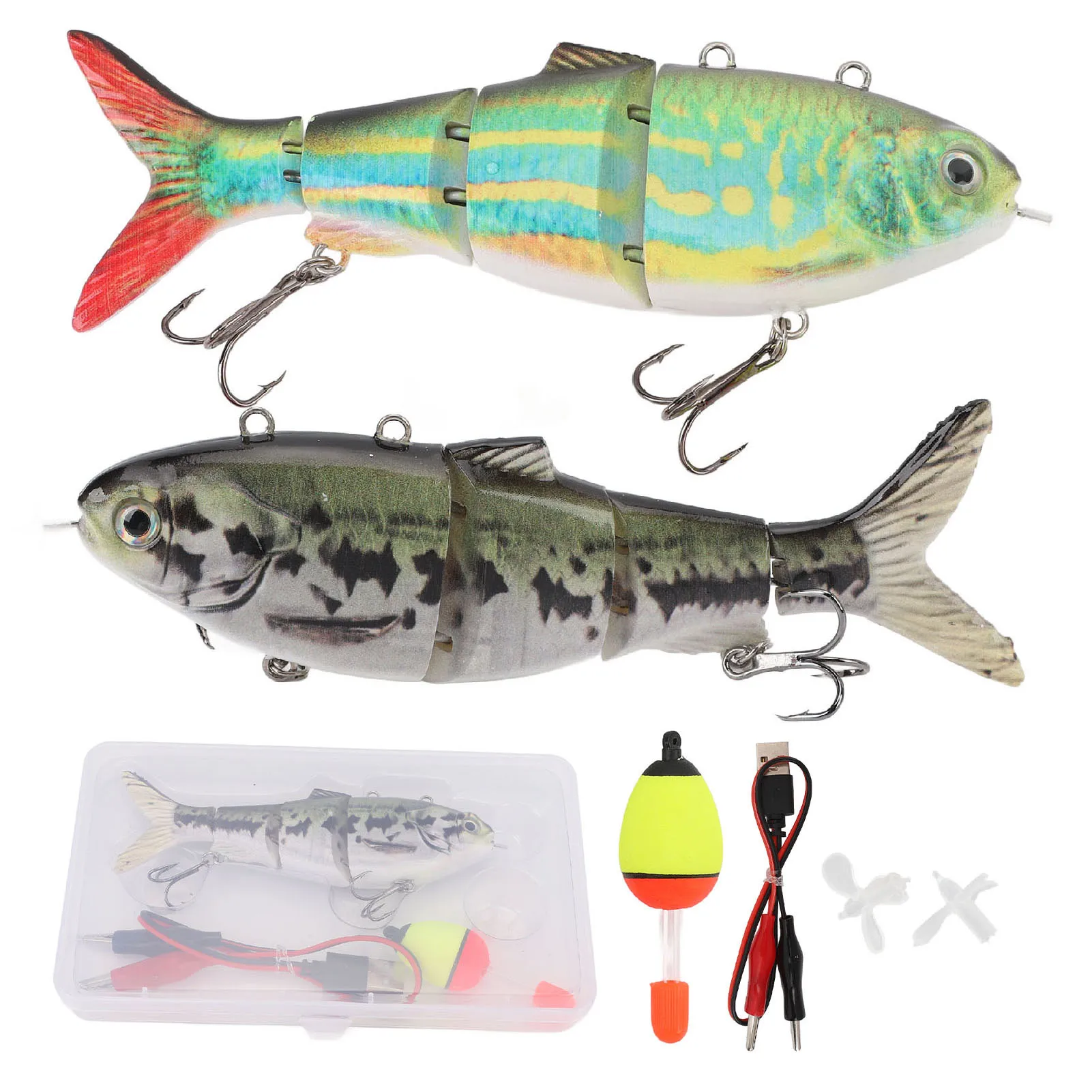 Электрическая рыболовная приманка, перезаряжаемая от USB, многосоставная, реалистичная светодиодная электрическая приманка для пресноводной электрической приманки, электрическая приманка для плавания
Электрическая рыболовная приманка, перезаряжаемая от USB, многосоставная, реалистичная светодиодная электрическая приманка для пресноводной электрической приманки, электрическая приманка для плавания