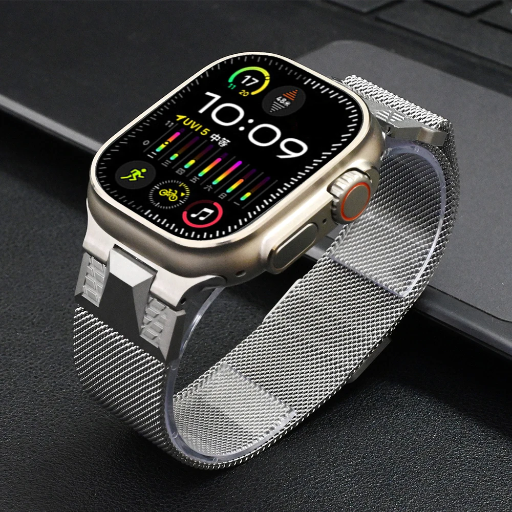 Браслет «Миланская петля» мужской, магнитный ремешок для Apple Watch Ultra 2 49 мм, 45 мм 44 мм 42 мм, для IWatch Series 9 8 7 6 5 4 Se 3
Браслет «Миланская петля» мужской, магнитный ремешок для Apple Watch Ultra 2 49 мм, 45 мм 44 мм 42 мм, для IWatch Series 9 8 7 6 5 4 Se 3