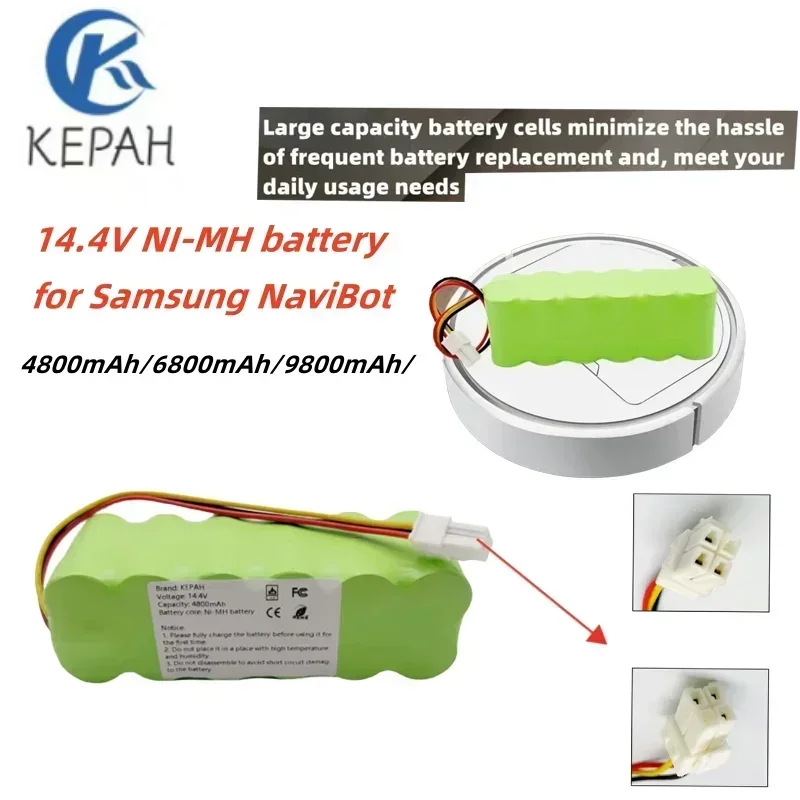 14.4V Ni-MH 4.8AH/9.8AH Samsung SR8895 SR8840 SR8845 SR8855 VCA-RBT20 Vacuum Cleaning Robot DJ96-00113C Battery,
14.4V Ni-MH 4.8AH/9.8AH Samsung SR8895 SR8840 SR8845 SR8855 VCA-RBT20 Vacuum Cleaning Robot DJ96-00113C Battery,