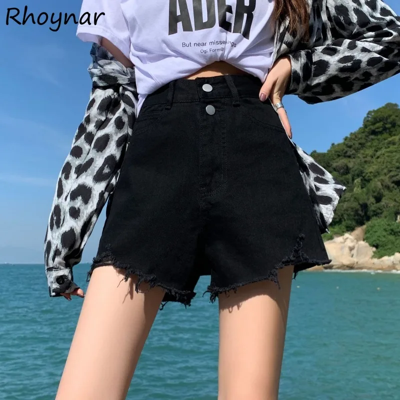 High Waist Denim Shorts Women Summer Korean Style Tassel Hole A-line Wide Leg Solid Simple Casual All-match Streetwear Spicy
High Waist Denim Shorts Women Summer Korean Style Tassel Hole A-line Wide Leg Solid Simple Casual All-match Streetwear Spicy